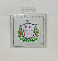 Alpha Gamma Delta Motif Decal