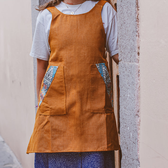 Apron - Recycled Mayan Jaspe Textile