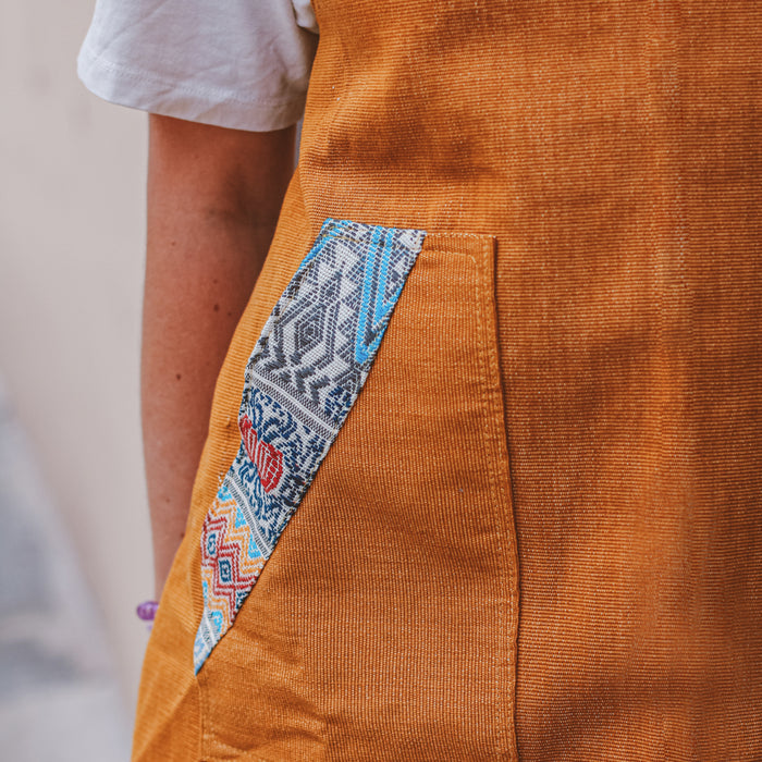 Apron - Recycled Mayan Jaspe Textile