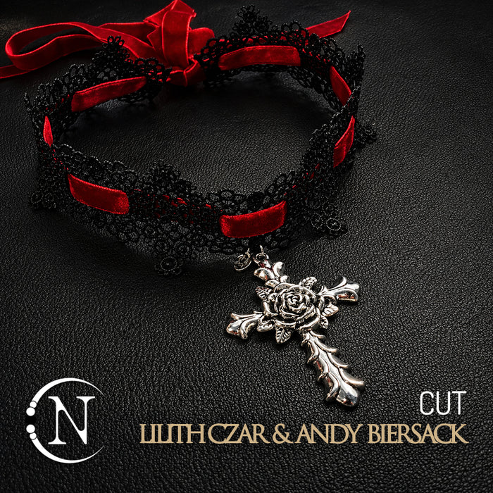 Black Lace Choker ~ Cut by Lilith Czar & AB ~ Limited Edition