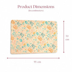 Happy Matty Bunny Blanket Size Guide – 95 cm Width × 70 cm Height