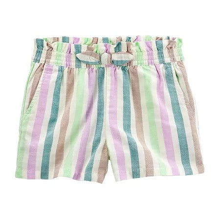 Carter's Toddler Girls Striped Pull-On Shorts