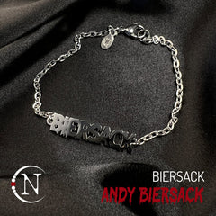 Chain Bracelet ~ Biersack Nameplate by Andy Biersack ~ Limited Edition ~ 35