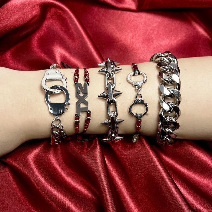 Chain Cuff Bracelet ~ Hostage by TX2