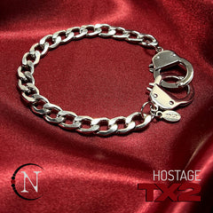 Chain Cuff Bracelet ~ Hostage by TX2