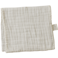 Cream Muslin Burp Cloth