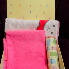 Cuddle & Care Pink Baby Gift Box