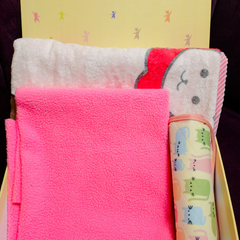 Cuddle & Care Pink Baby Gift Box