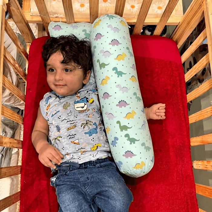 Dinosaur Print Cuddle Bolster Pillow