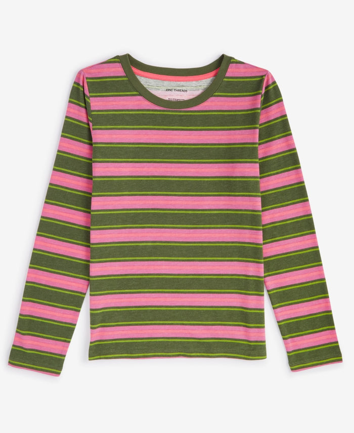 Epic Threads Girls Camille Striped T-Shirt