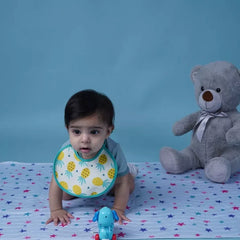 Cute Baby Playing on Premium Water Absorbent Baby Mat