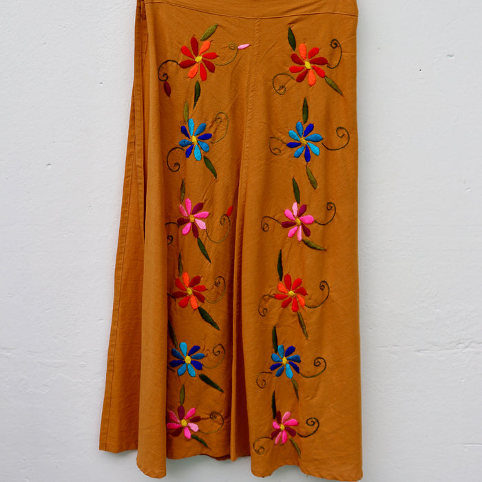 Floral Wrap Skirt