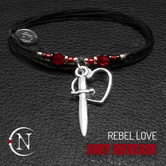 Garnet 3 Piece NTIO Bracelet Bundle by Andy Biersack