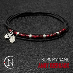 Garnet 3 Piece NTIO Bracelet Bundle by Andy Biersack