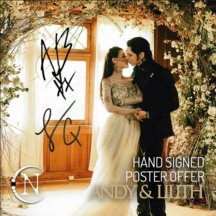 Hand Signed Andy & Lilith Cut Poster 50% OFF with Any 2 Pieces CODE: CUT50