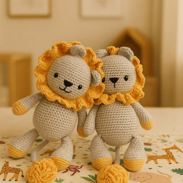 Soft Cotton Handmade Lion King Plush Toy