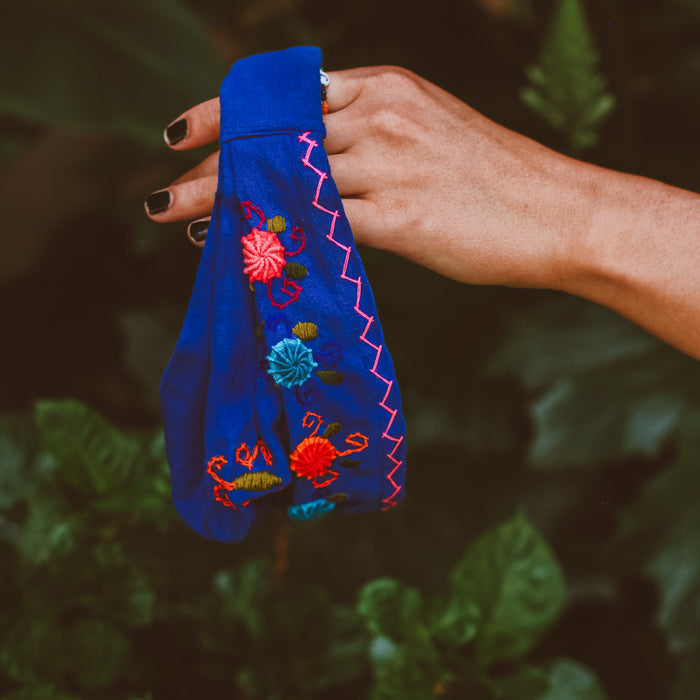 Handwoven Floral Headband