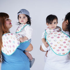 Happy Matty New Baby Burp Sheet Medium ( Pack Of 3)