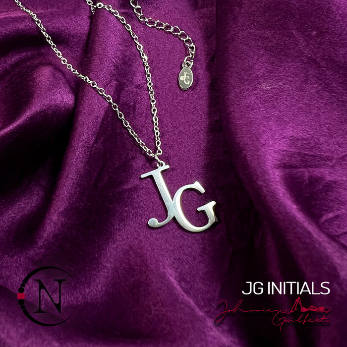 JG Initials Necklace by Johnnie Guilbert ~ Limited Edition PRE-ORDER