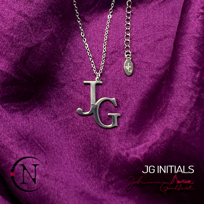 JG Initials Necklace by Johnnie Guilbert ~ Limited Edition PRE-ORDER