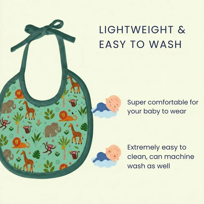 Happy Matty Lightweight Baby Bib for Comfortable Everyday Feeding
