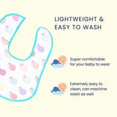 Happy Matty Lightweight Baby Bib with Easy Wash Feature for Babies
