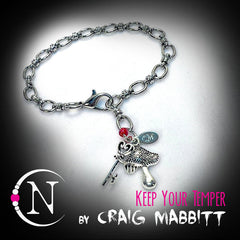 Keep Your Temper Chain Bracelet by Craig Mabbitt