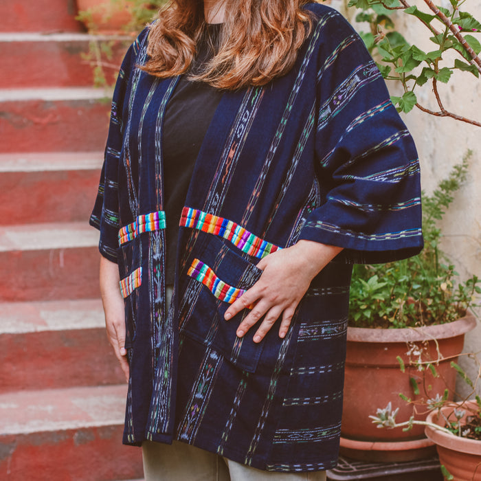 Kimono - Pastel Stripes