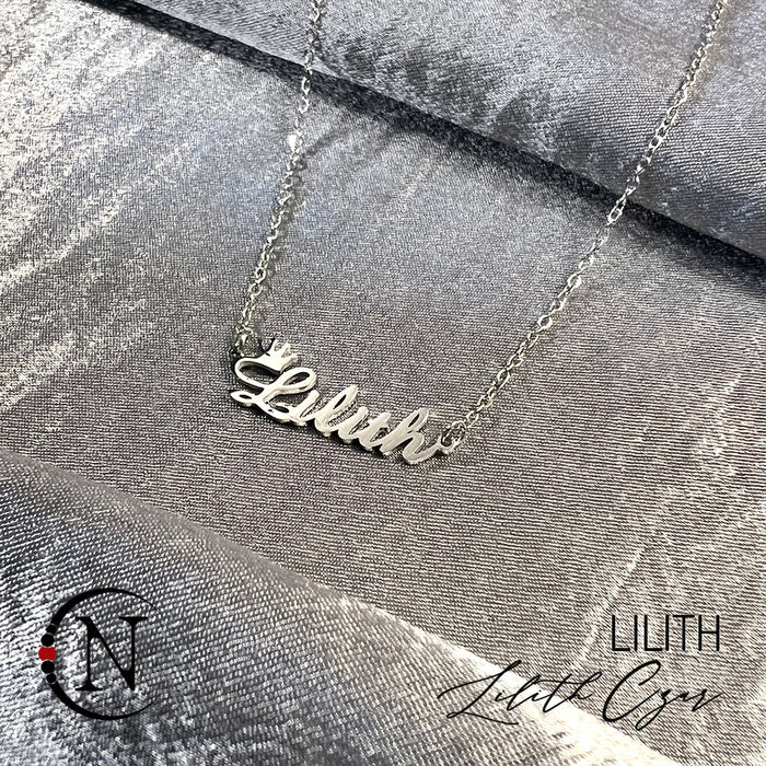 Lilith Nameplate Necklace by Lilith Czar ~ Limited Edition