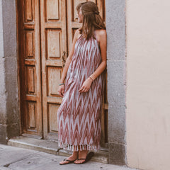 Long Dress - Natural Dyed