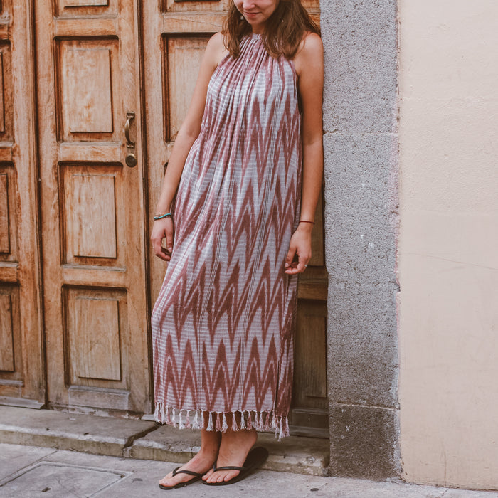 Long Dress - Natural Dyed