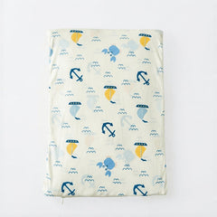 Happy Matty Nautical Print Full-Size Wedge Pillow