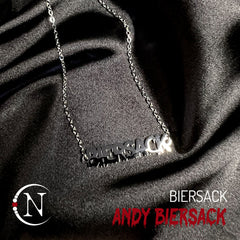 Necklace ~ Biersack Nameplate by Andy Biersack ~ Limited Edition ~35