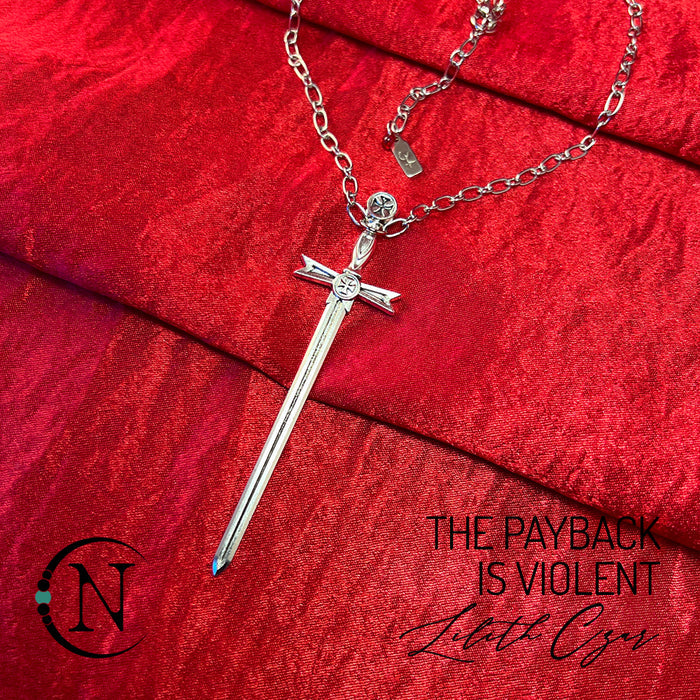 Necklace ~ The Payback Is Violent by Lilith Czar ~ Limited Edition