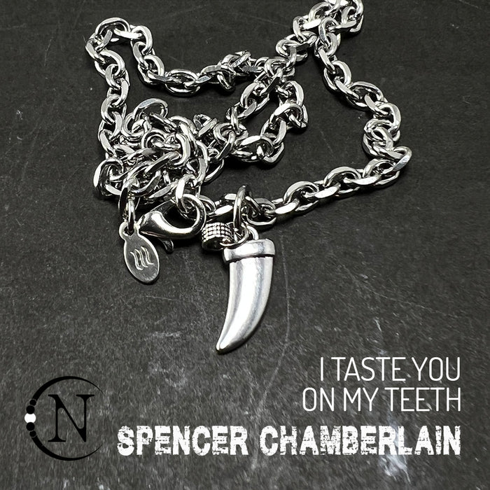 Necklace/Choker ~ I Taste You On My Teeth by Spencer Chamberlain