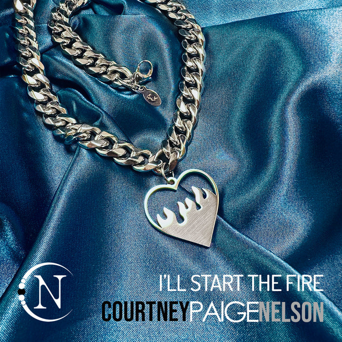 Necklace/Choker ~ I'll Start The Fire by Courtney Paige Nelson