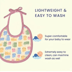 Happy Matty Lightweight Baby Bib for Comfortable Everyday Feeding