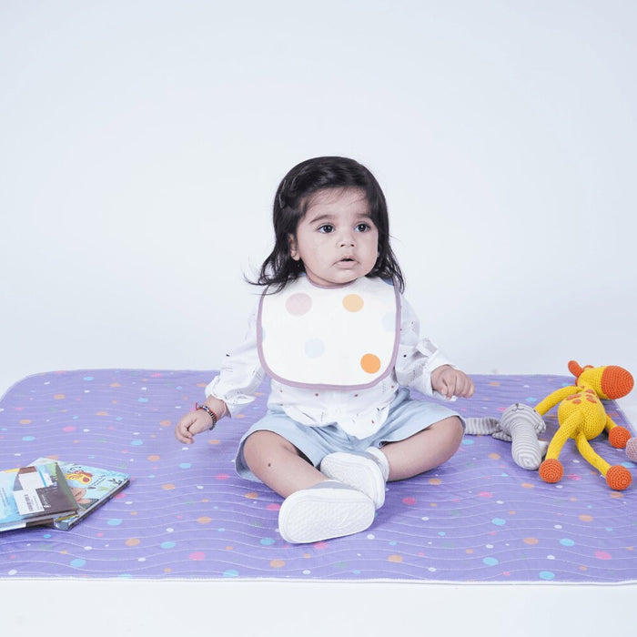 Polka Dots Premium Print Baby Bibs