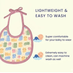Happy Matty Lightweight Baby Bib for Comfortable Everyday Feeding