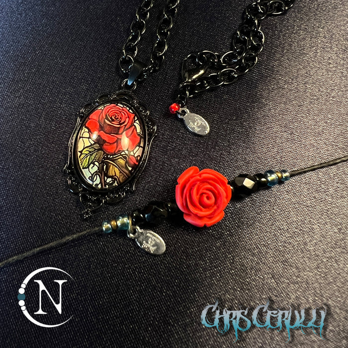 Red Bundle ~ I Won't R.IP Bracelet/Necklace Bundle by Chris Ceurlli