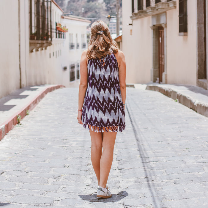 Short Dress - Natural Dyed