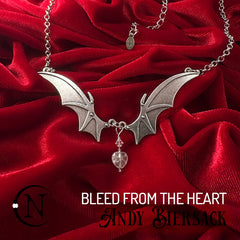 Silver ~ Bleed From The Heart Holiday 2023 NTIO Choker by Andy Biersack
