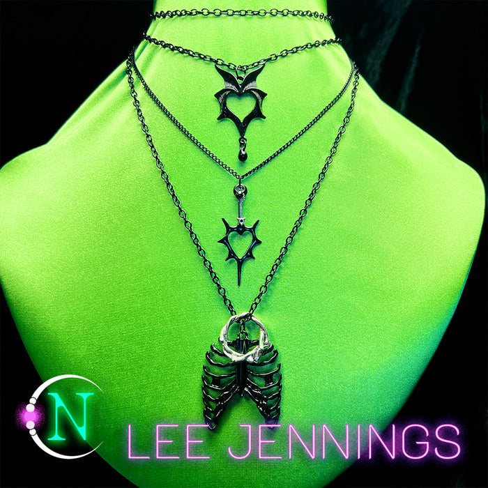 The Icons 3 Piece Lee Jennings Necklace/Choker Stack