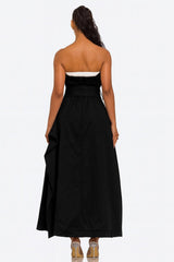 The Mount Carmel Double-Belted Belted Trench Maxi Dress