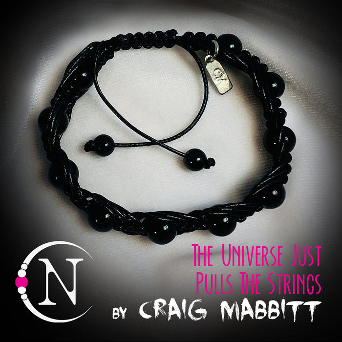 The Universe Just Pulls Strings Gemstone Chord Bracelet by Craig Mabbitt