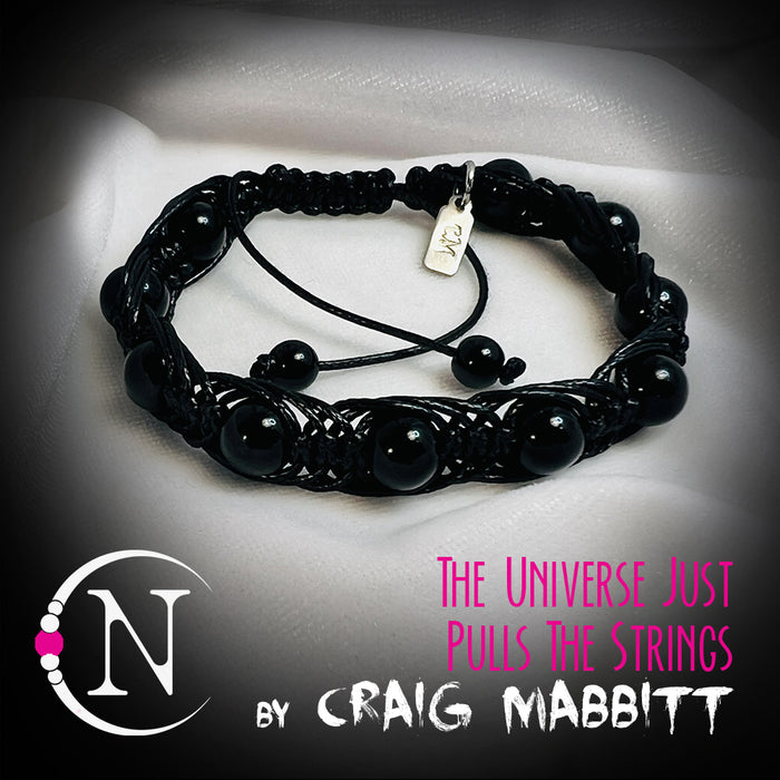 The Universe Just Pulls Strings Gemstone Chord Bracelet by Craig Mabbitt