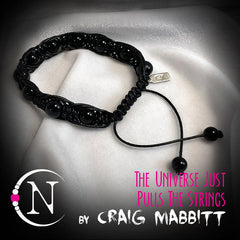 The Universe Just Pulls Strings Gemstone Chord Bracelet by Craig Mabbitt
