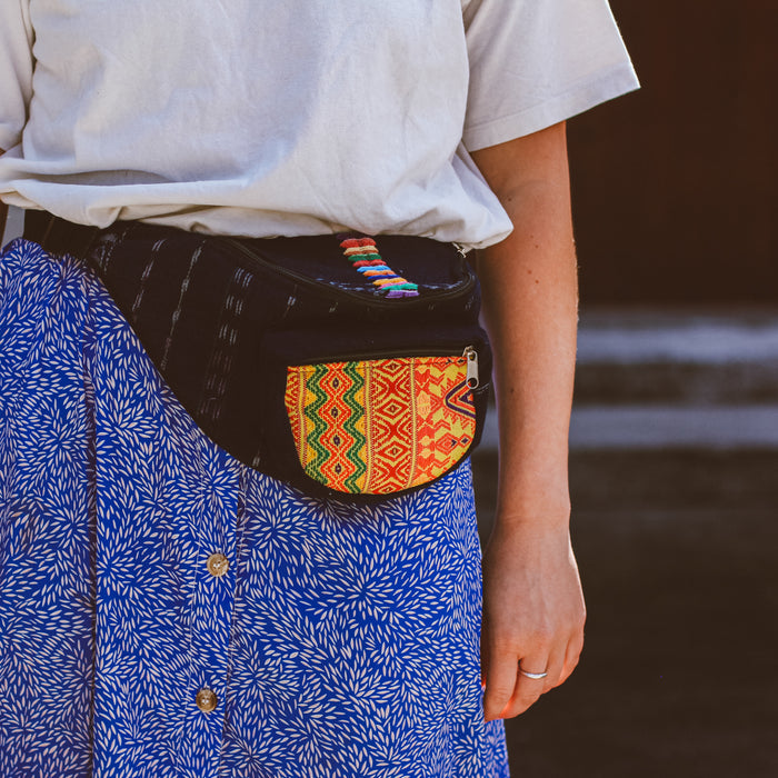Upcycled Huipil Waist Pack