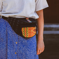 Upcycled Huipil Waist Pack