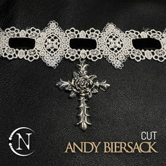 White Lace Choker ~ Cut by Andy Biersack & Lilith Czar ~ Limited Edition